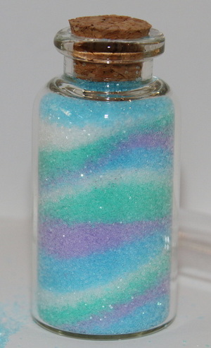 Sand in bottle craft idea free instructions