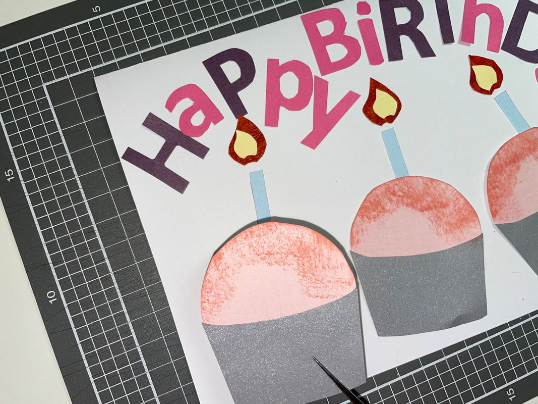 Cupcake Happy Birthday Card with Recipe and pop-up cupcake inside. Free printable templates and detailed instructions included.