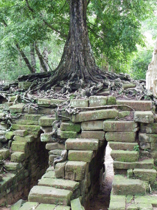 Siem Reap Cambodia Ancient Temple ruins bridge Angkor