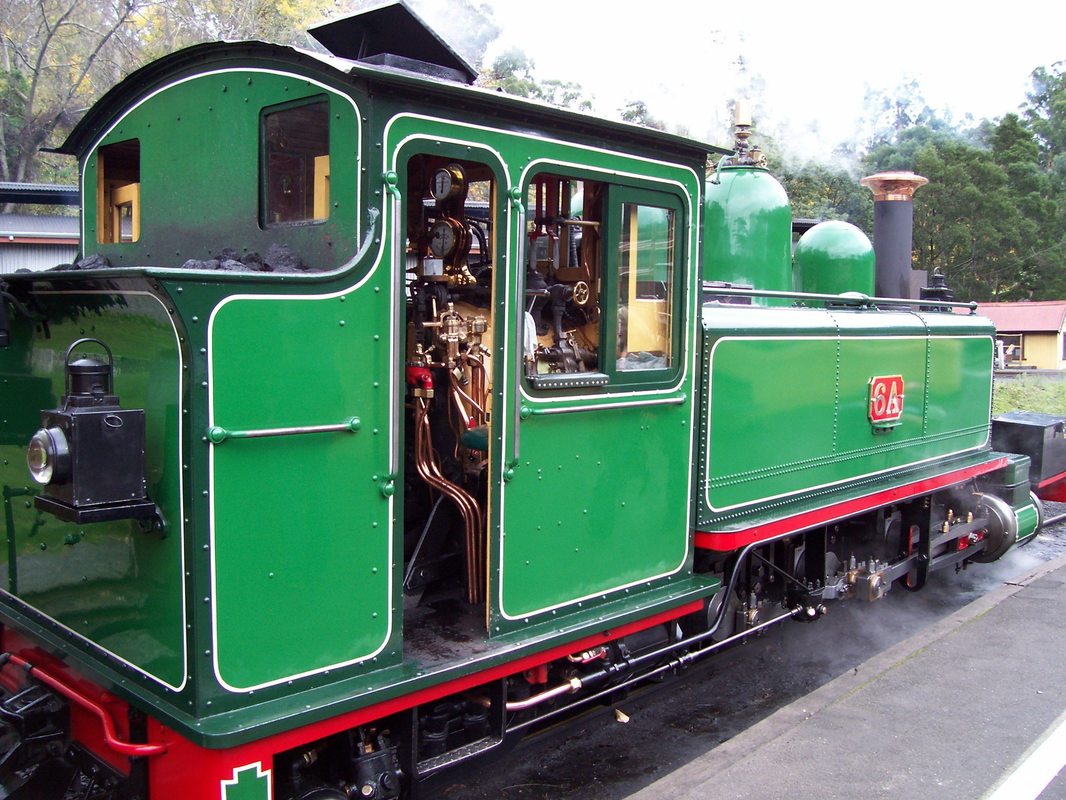 Puffing Billy Railway, Belgrave, Victoria. Steam Train Journeys.