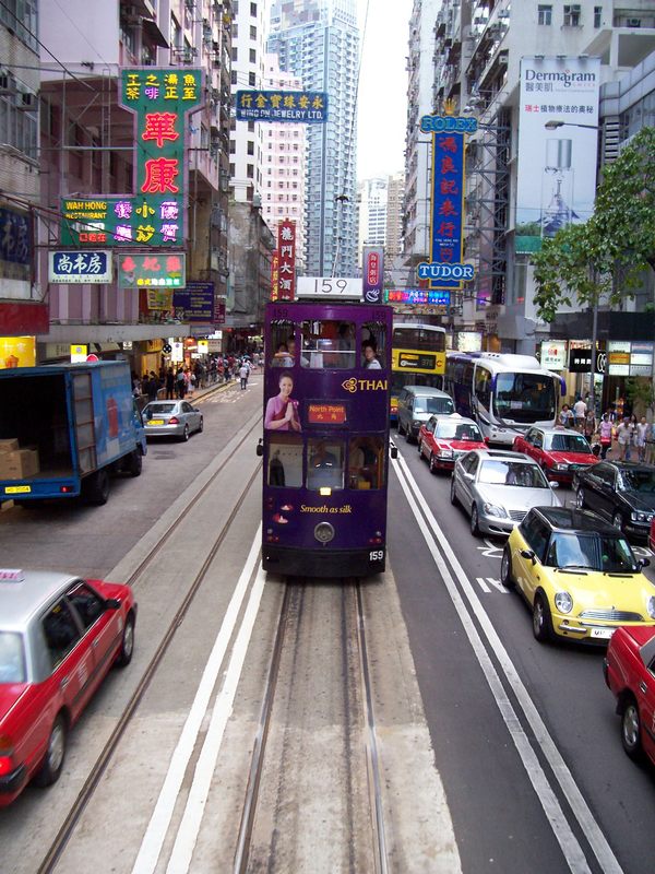 Hong Kong, Double Decker Trams