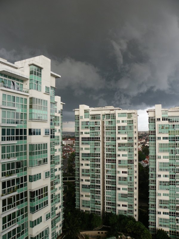 Thunderstorm, Singapore, Bishan Area.