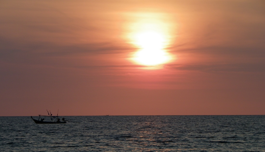 Phuket, Thailand, Bangtao Beach, Sunset