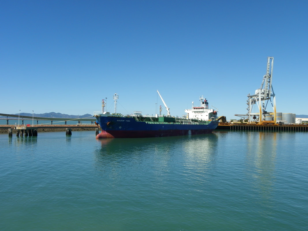 Ship at port. Townsville, Australia.