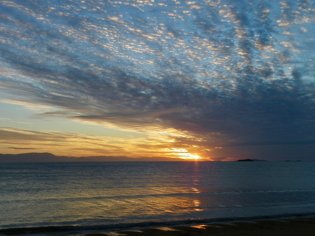 Spectacular Sunset at West Point, Magnetic Island, Queensland Australia.
