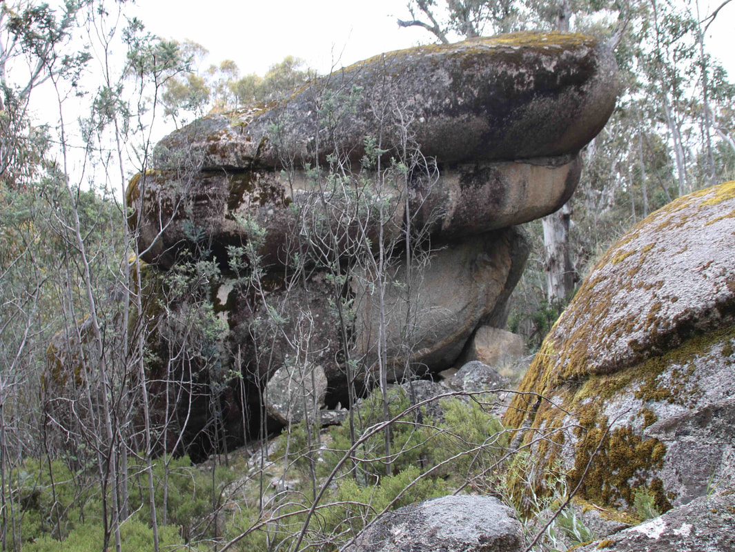 Rock Formations, The Waterfall Track, Kosciuszko National Park, New South Wales, Australia