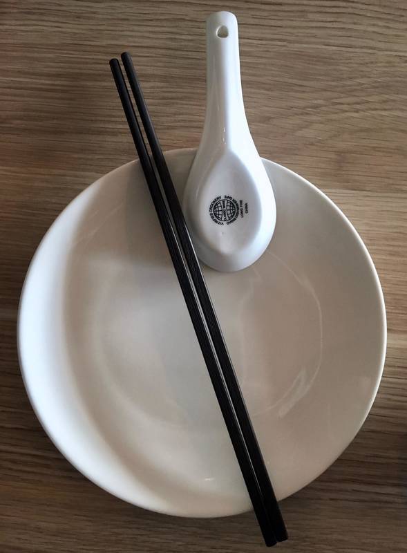 Chopsticks and Chinese Soup Spoon