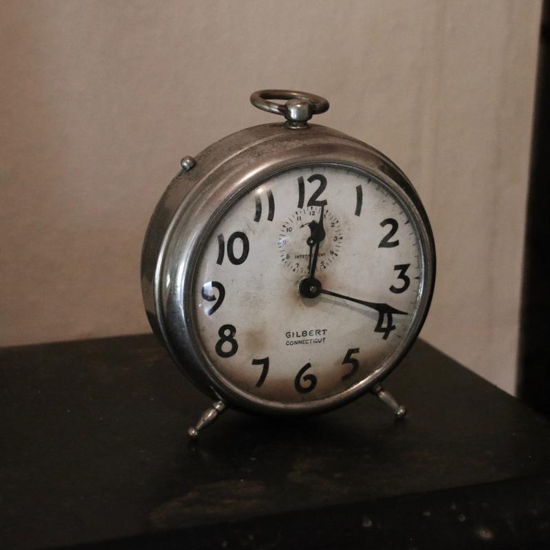 Vintage Alarm Clock, Old Walhalla Post Office Museum, Walhalla, Victoria, Australia