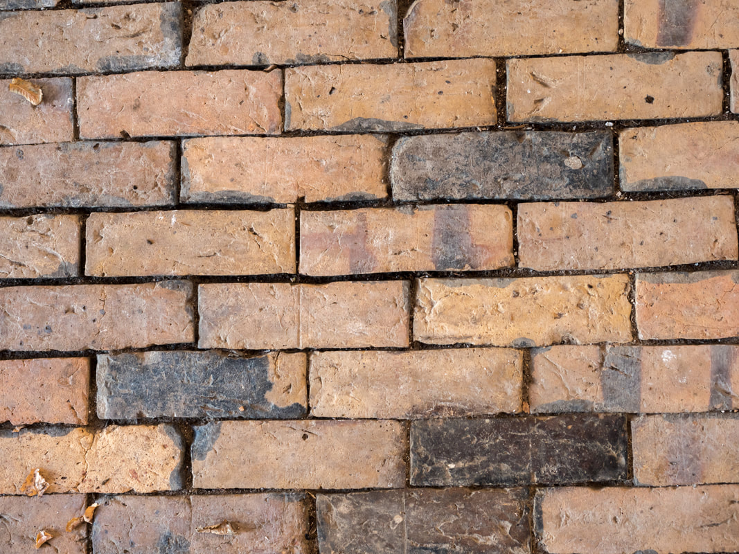 Old brick wall. The Historic Coolart Homestead, Mornington Peninsula, Australia.