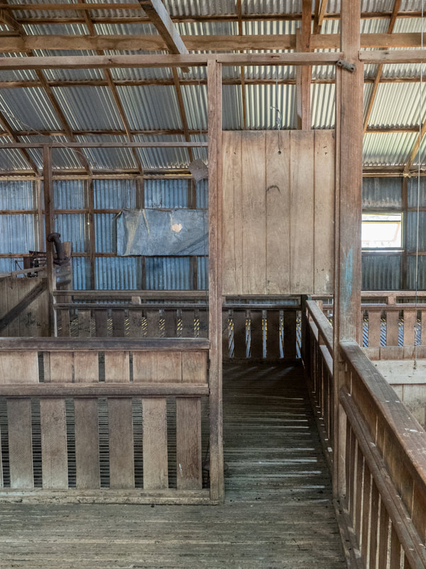 Old shearing shed. Historic Coolart Homestead and Wetlands, Mornington Peninsula, Australia.