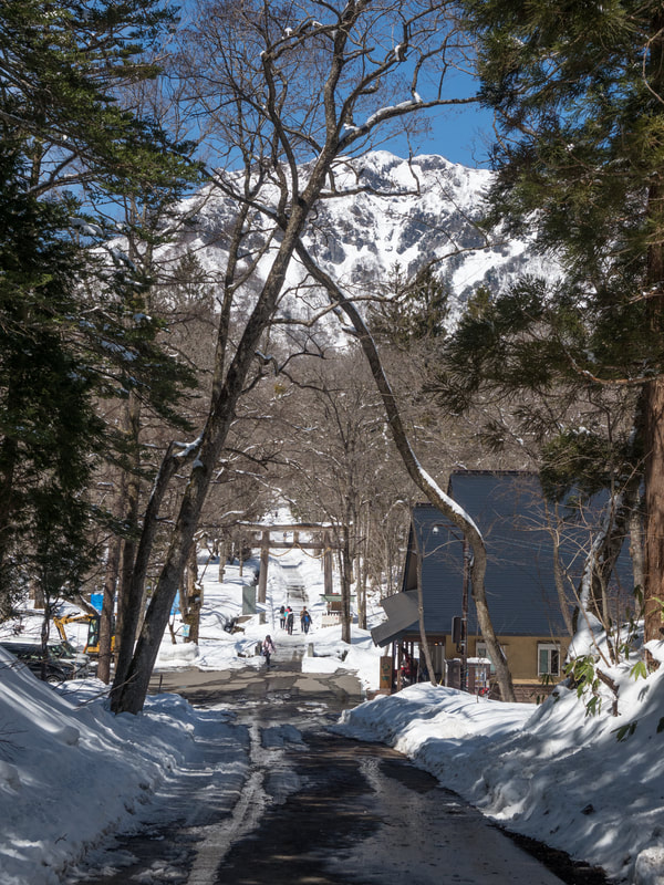 The gate to the Upper Togakushi Shrine, Mount Togakushi, Nagano Prefecture, Japan