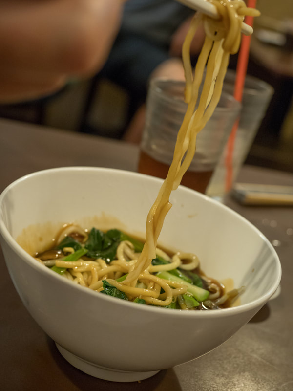 Home made noodles, The Noodle Man. Lan Zhou La Mian. Chinatown, Singapore.