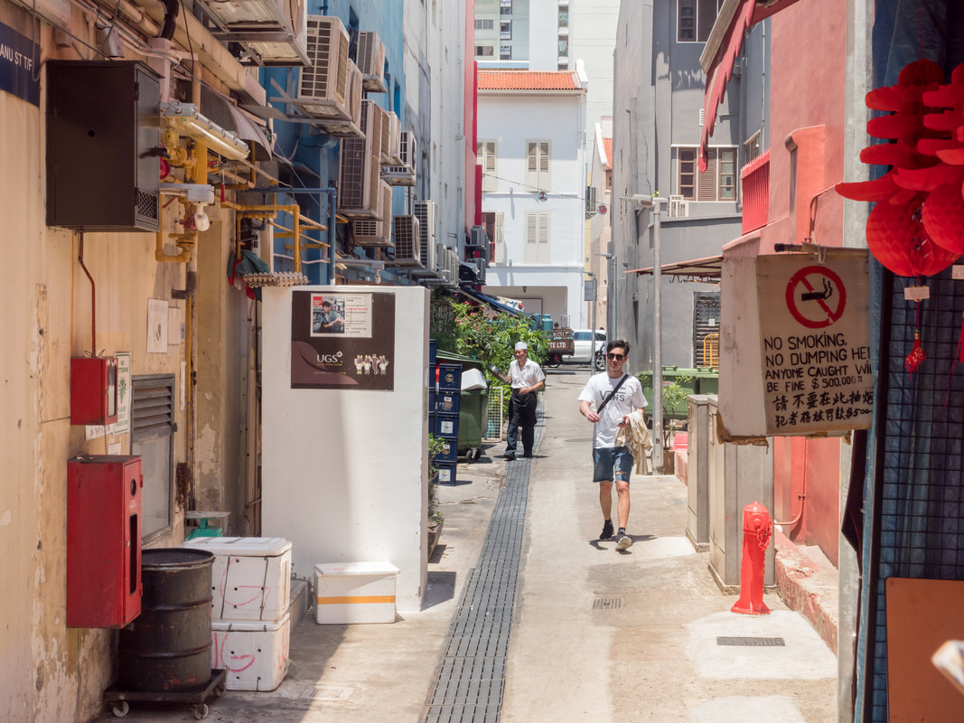 Side Alley, Chinatown, Singapore.