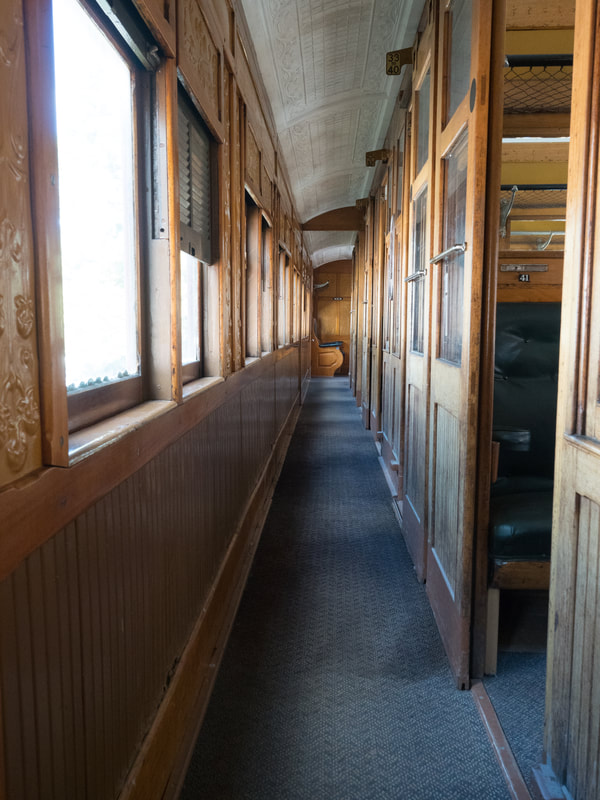 Vintage Train Carriage. Coal Creek Community Park and Museum, Korumburra, Australia.