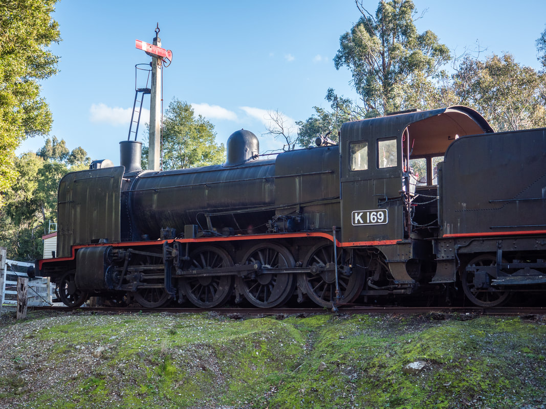 Steam Train. Coal Creek Community Park and Museum, Korumburra, Australia.