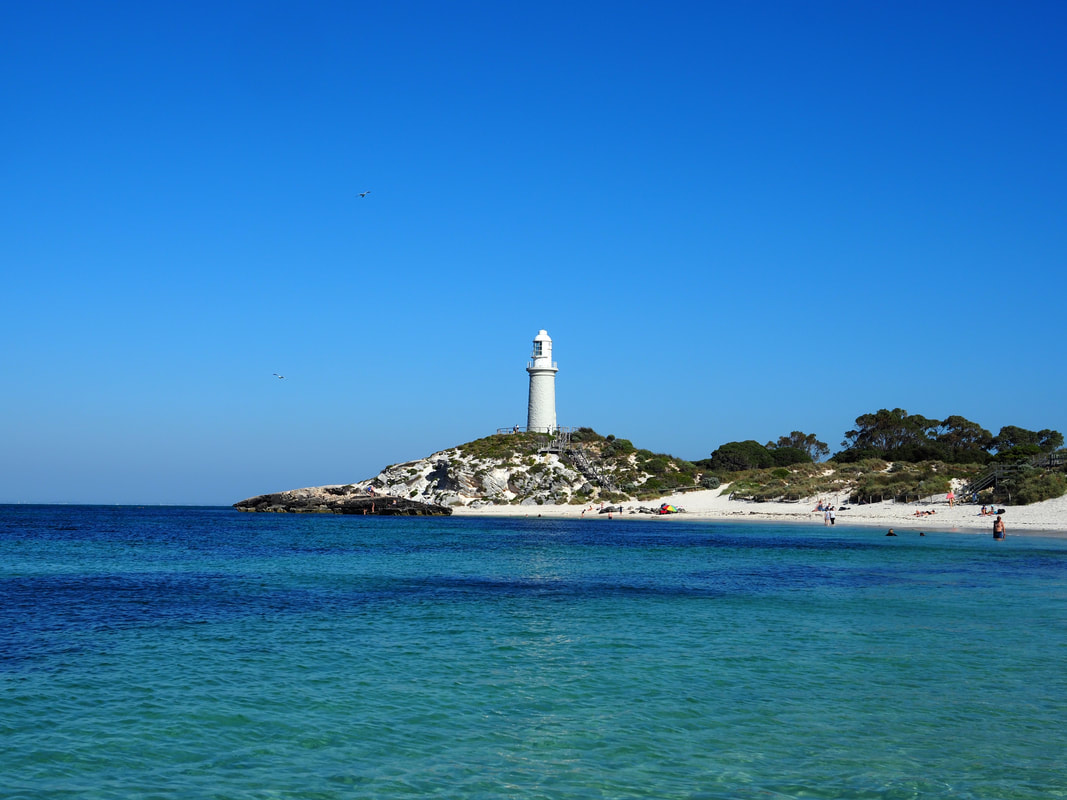Bathurst Lighthouse. Rottnest Island, Western Australia
