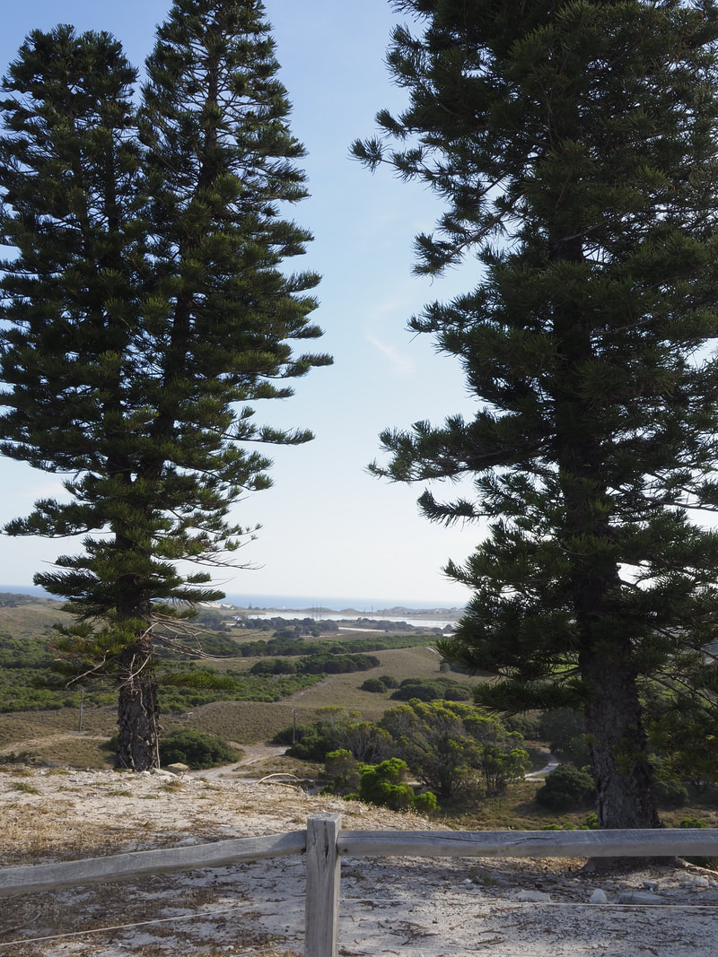 View. Rottnest Island, Western Australia. Wadjemup Lighthouse.