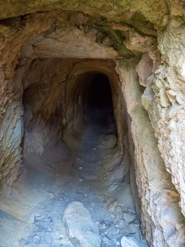 Gold mining tunnel. Lerderderg State Park, Victoria, Australia. Walking, bushwalking, travel, explore, nature.