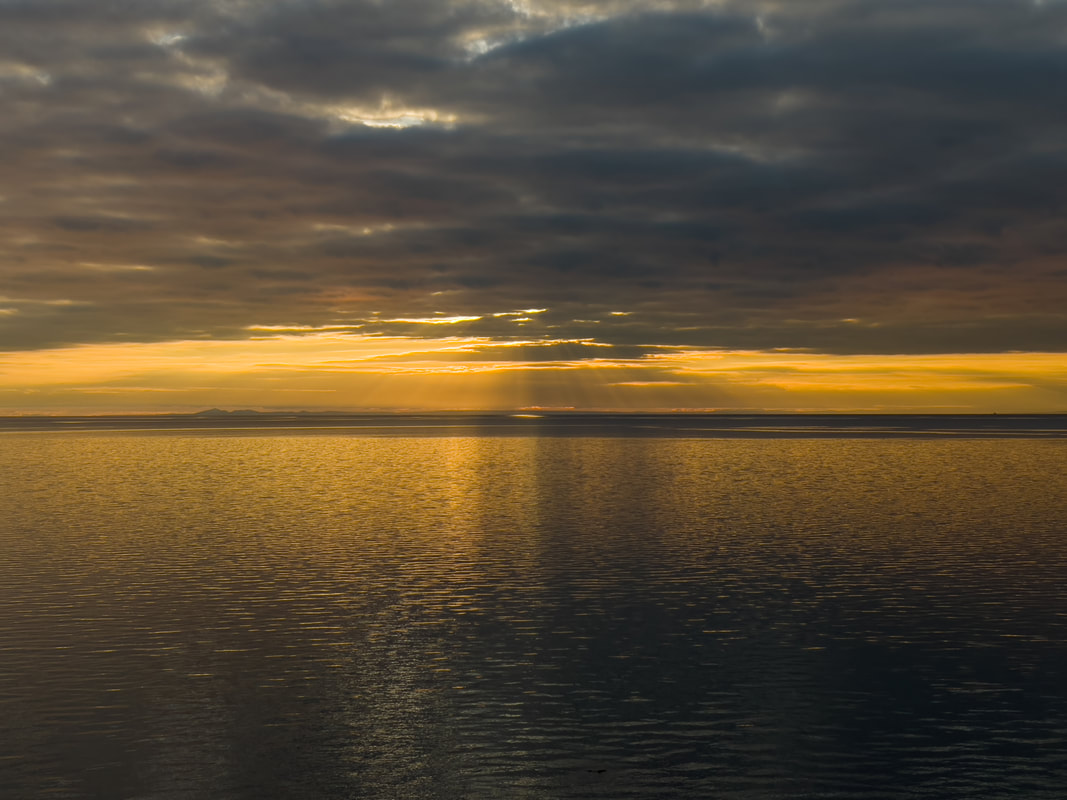 Sunset Over Port Phillip Bay, Viewed from Mount Eliza