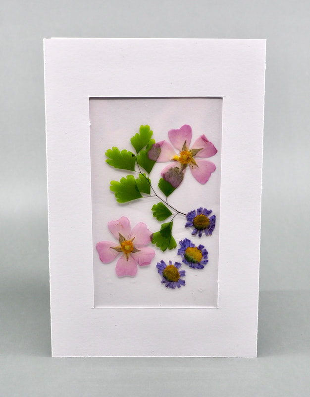 Fully illustrated tutorial to help you make your own Pressed Flower Window Card. 