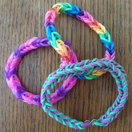 Using Rainbow Loom Fishtail With Mini Loom Tutorial Instructions Kids Craft Simple Basic Bracelet