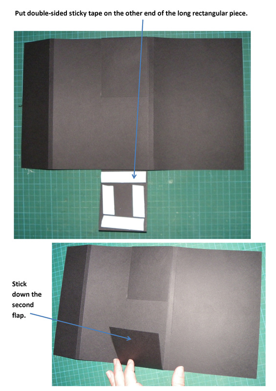 free paper craft instructions magnetic close notebook folder