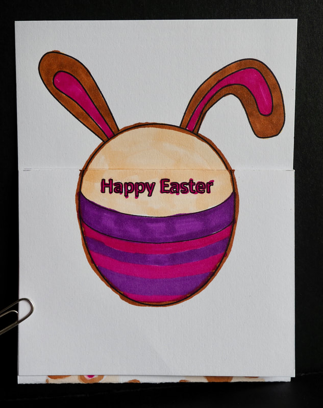 Free Easter kids craft. An Easter Egg turns into the Easter Bunny. Free downloadable and printable template.