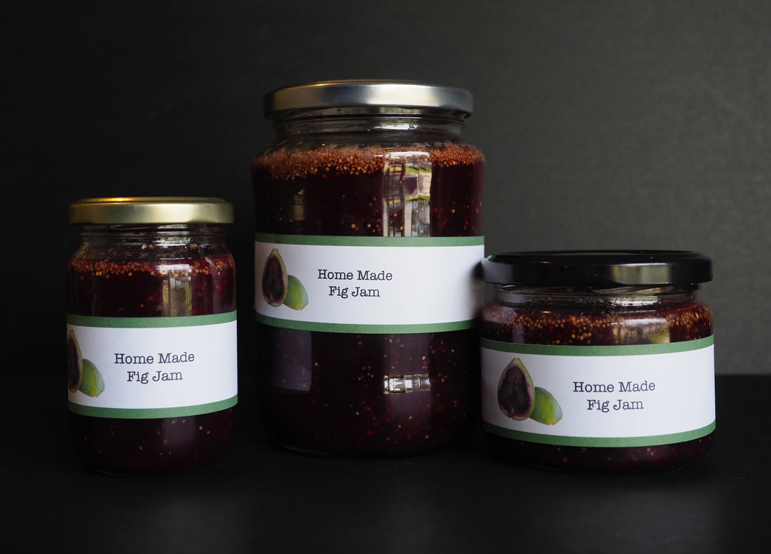 Fig Jam Printable recipe and jar labels, with full illustrated instructions. Make your own preserves, diy.