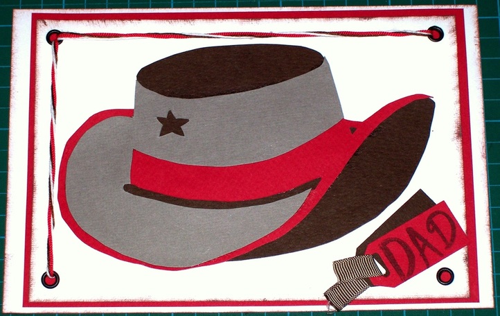 Printable templates to create a cowgirl or cowboy hat using three pieces of different coloured paper.  Use these hats to create cards or embellish scrapbook pages.