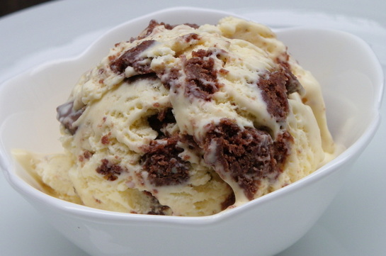 Brownie and chocolate chunk ice cream recipe