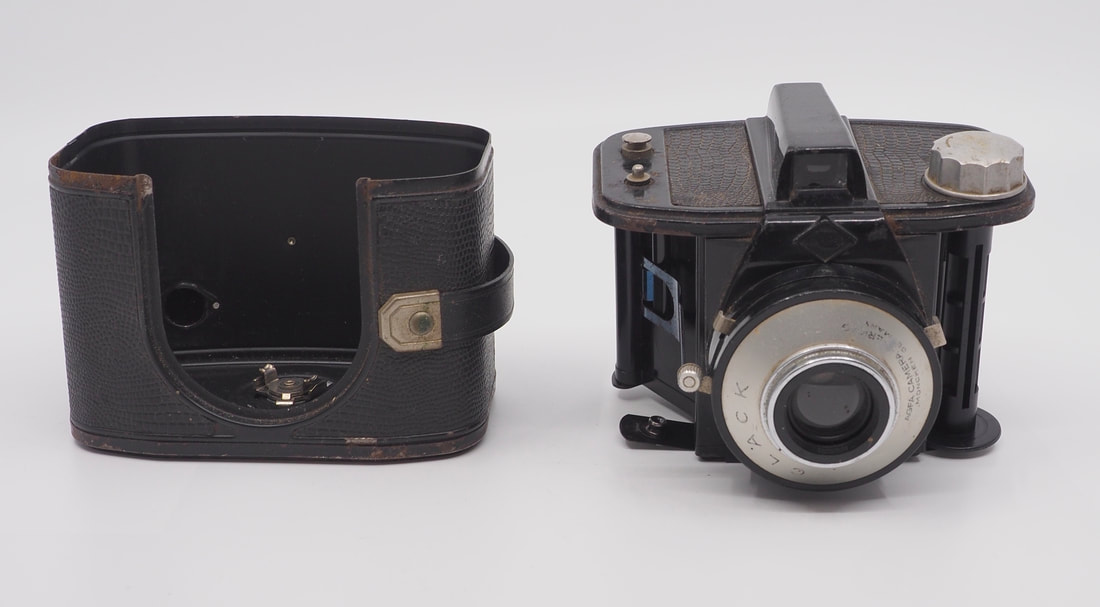 Photo of AGFA Clack Vintage Box Camera. 1950s-1960s.