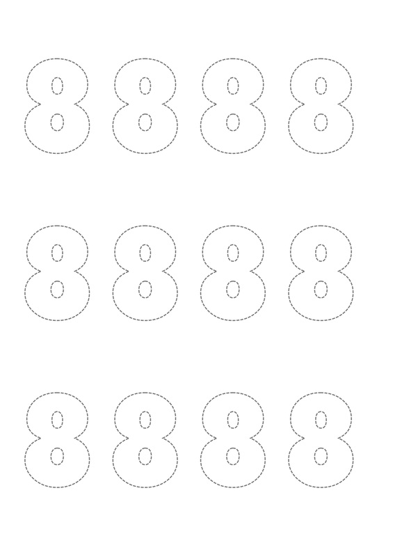 Free Printable Templates of reversed numbers and letters for card making and scrapbooking 