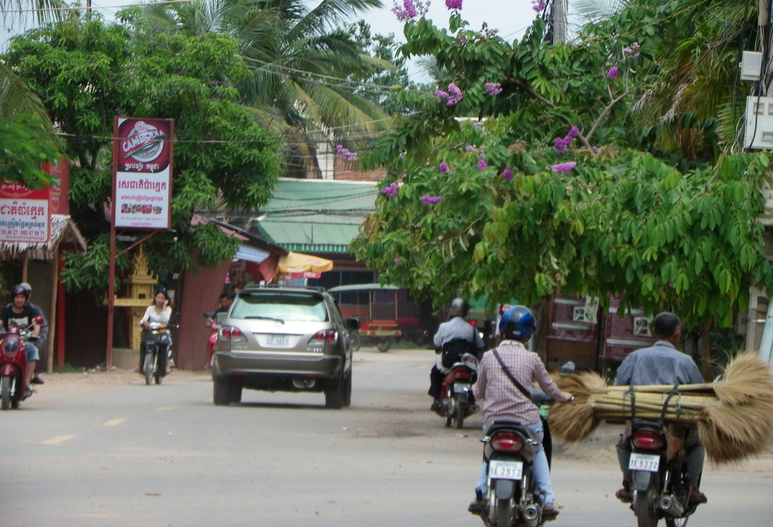Roads in Siem Reap, Cambodia