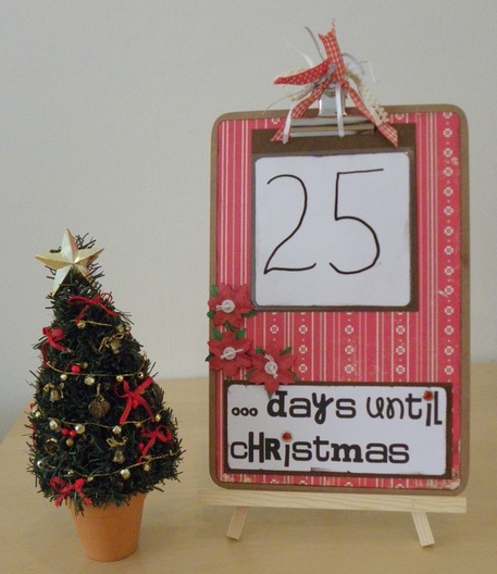 Christmas Countdown Advent Calendar Craft