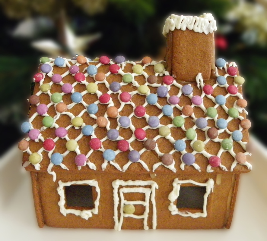 Gingerbread House decorating for Christmas Activity 