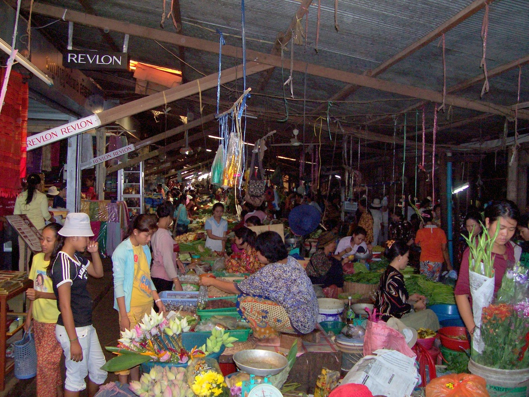 Markets, Siem Reap, Camboida