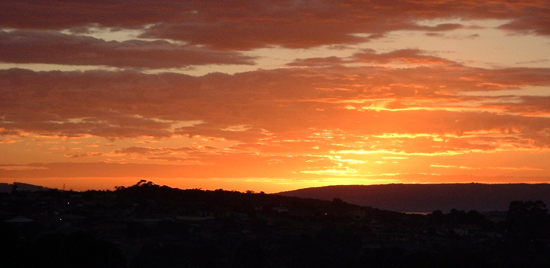 Sunrise Mount Melville Albany Western Australia Clouds