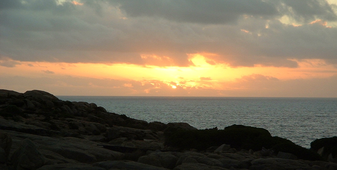Sunset ocean the gap albany western australia