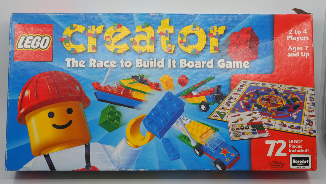 VINTAGE LEGO CREATOR THE RACE TO BUILD IT BOARD GAME ​1999