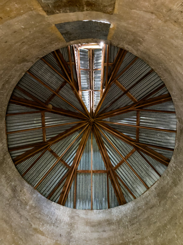 Inside of the old Grain Silo, The Briars, Mount Martha, Victoria, Australia 