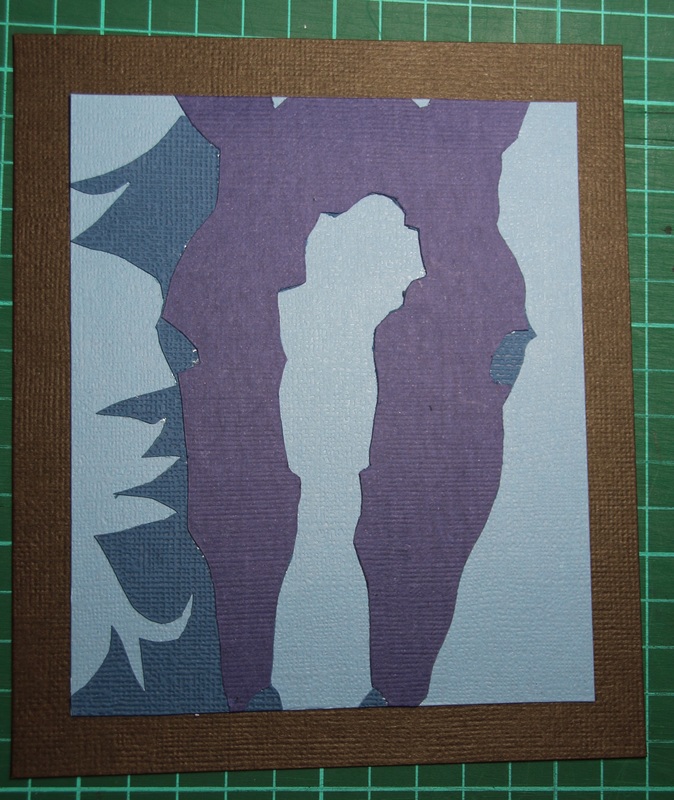 Horse Silhouette Card using Paper Layering. Printable template included.
