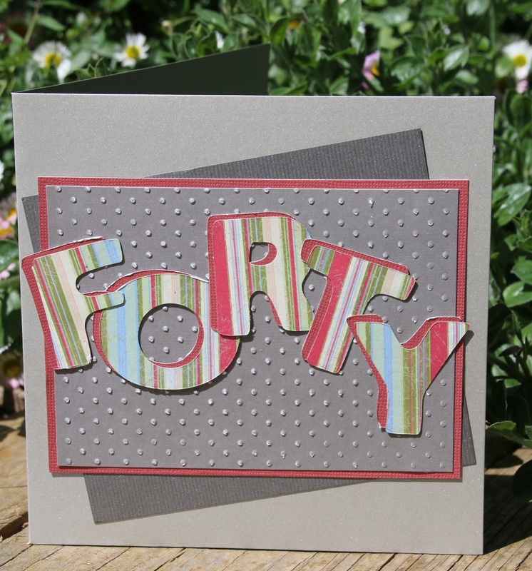 Make a card using Age as the focus. Great birthday card idea for males.