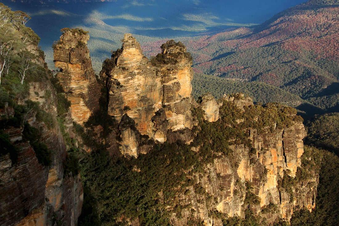 The Three Sisters, Katoomba. The Blue Mountains, New South Wales, Australia.