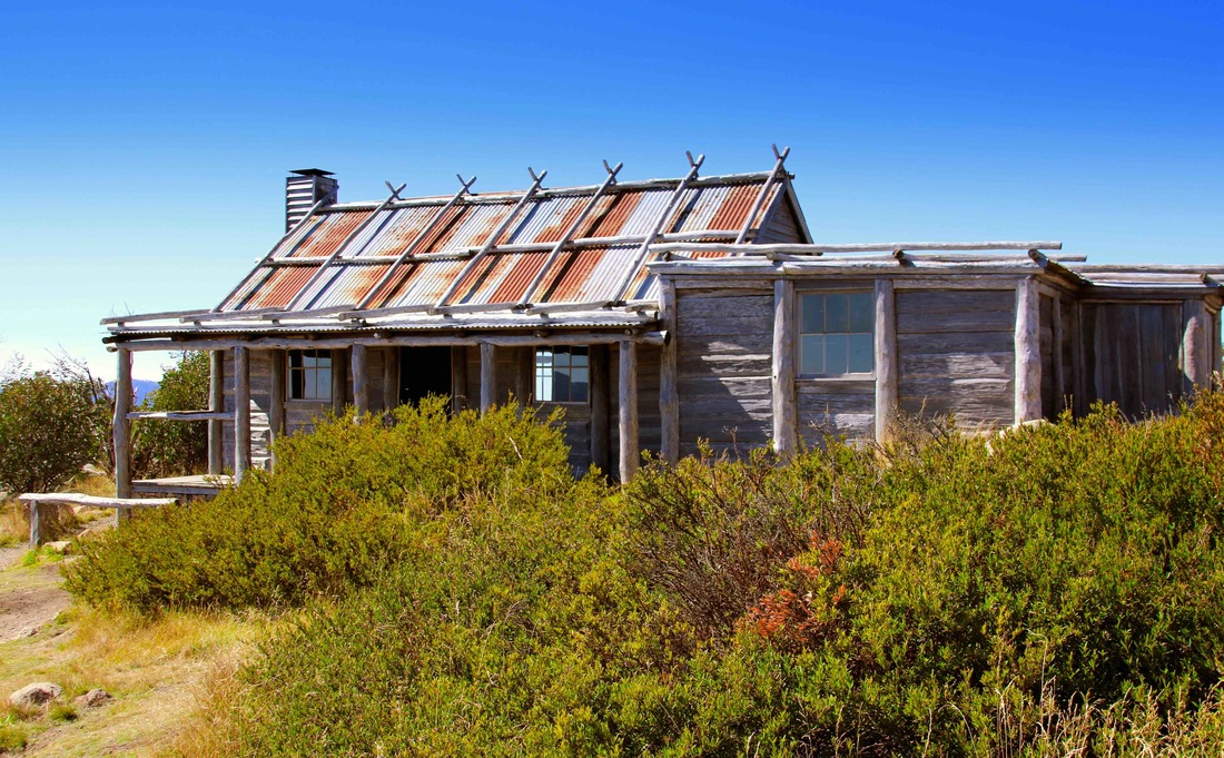 Craig's Hut, Mount Buller, Victoria, Australia. Hut form the movie, The Man from Snowy River. 