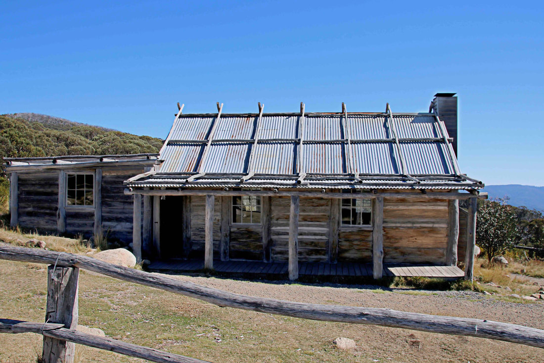 Craig's Hut, Mount Buller, Victoria, Australia. Hut form the movie, The Man from Snowy River. 