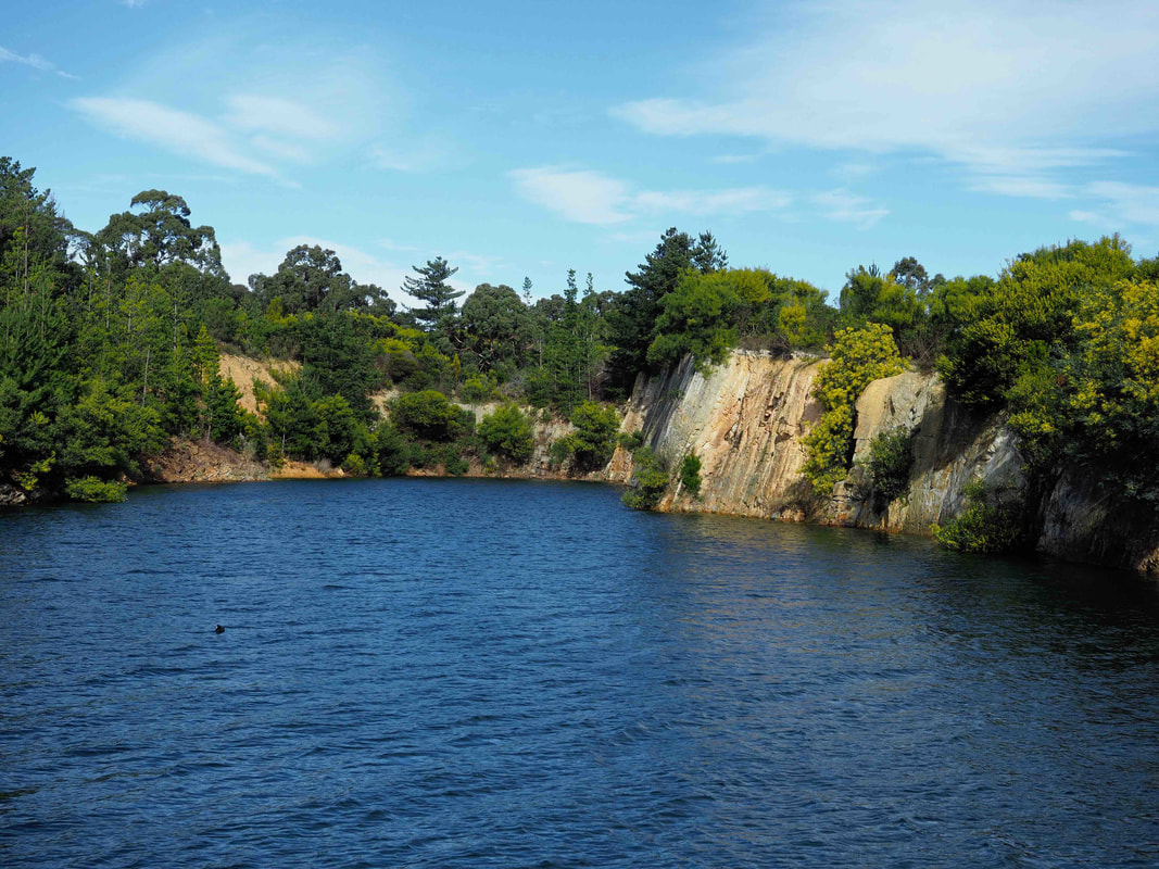 Devilbend Natural Features Reserve. Reservoir. Mornington Peninsula, Victoria, Australia.