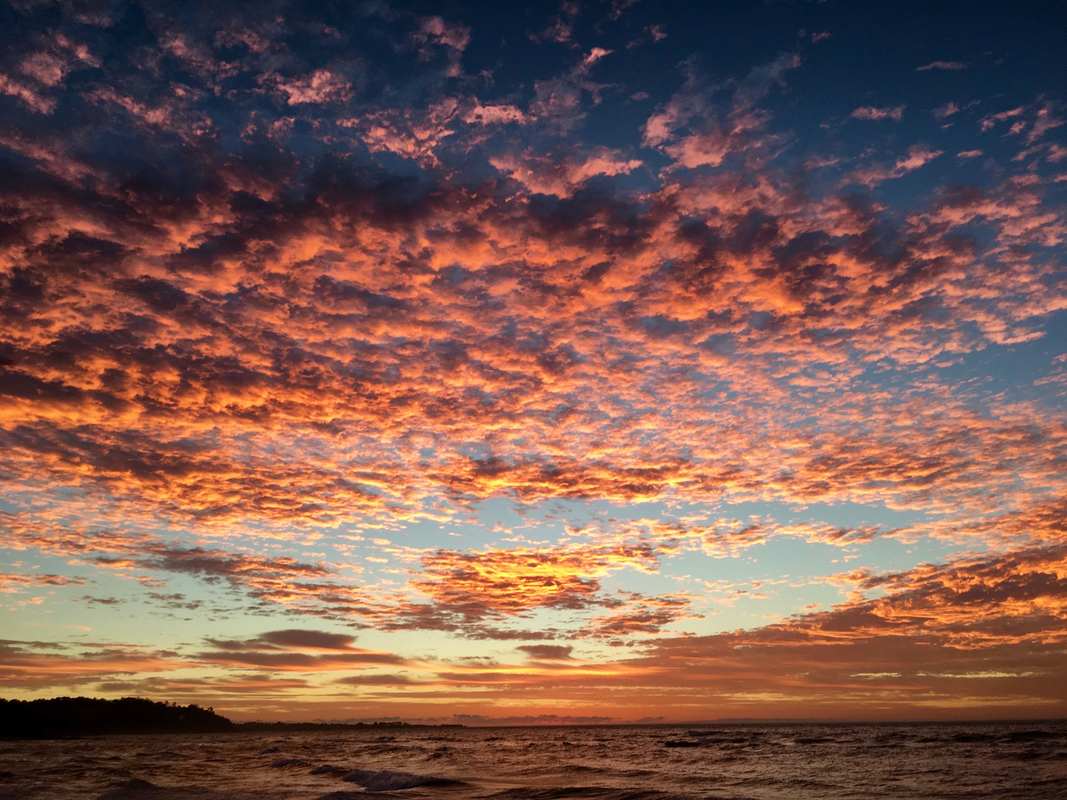 Sunset over Port Phillip Bay, taken from Mount Eliza, Mornington Peninsula